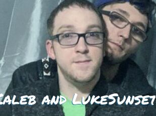 Caleb_and_LukeSunset