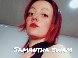 Samantha_swam