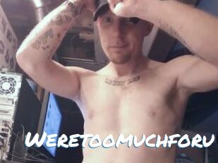 Weretoomuchforu